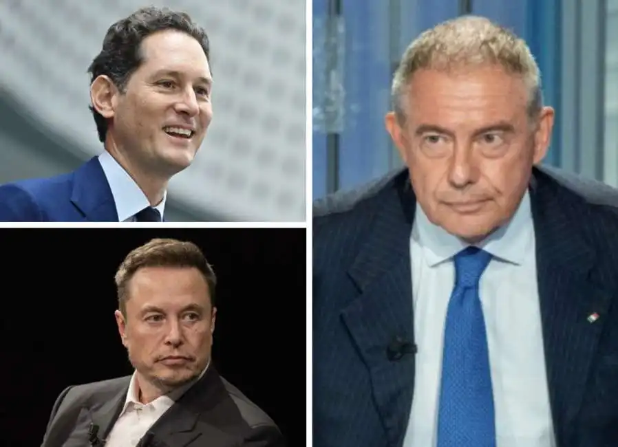 adolfo urso stellantis john elkann elon musk