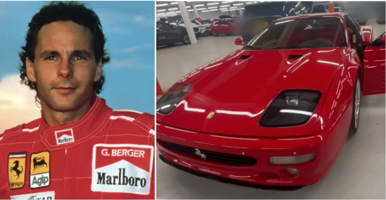 gerhard berger ferrari testarossa rubata nel '95