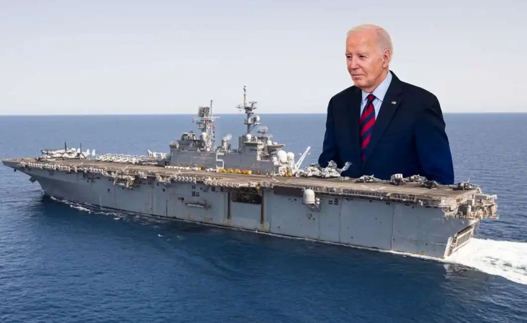 joe biden uss bataan