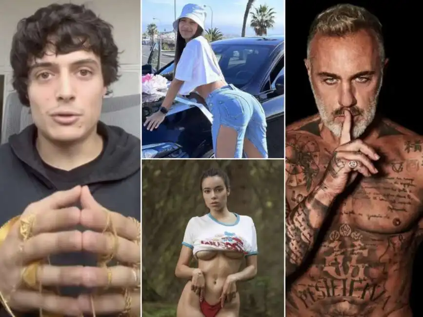 luis sal, gianluca vacchi, giulia ottorini ed eleonora bertoli influencer