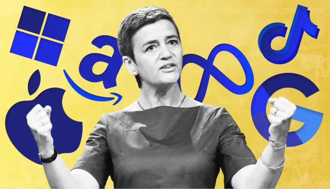 margrethe vestager unione europea big tech ue apple 