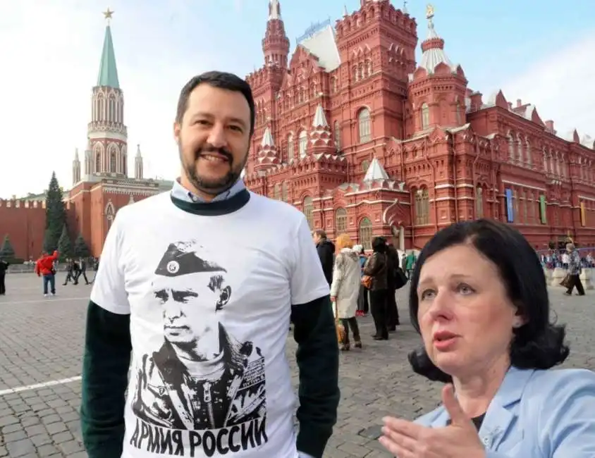 matteo salvini russia mosca vladimir putin vera jourova 