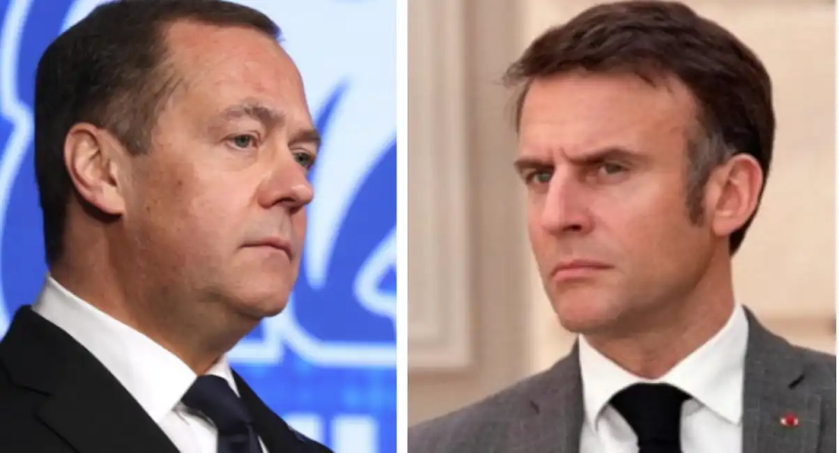 medvedev macron