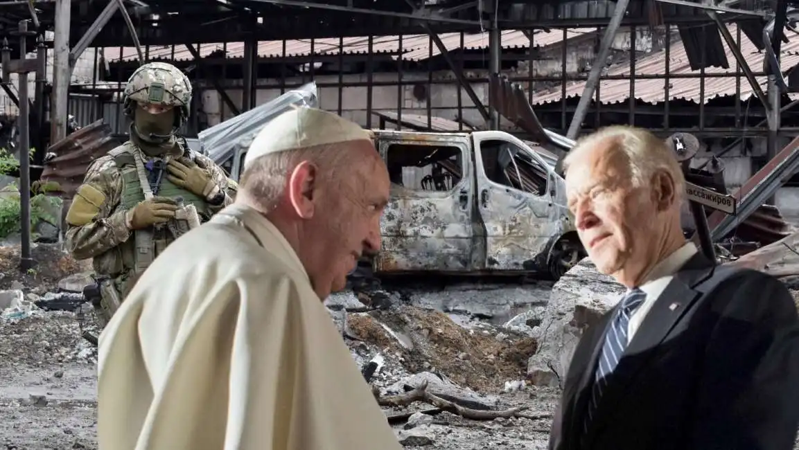 papa francesco joe biden ucraina