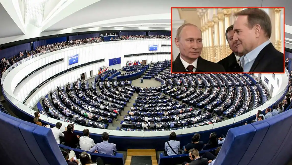 parlamento europeo europarlamento viktor mefvedchuk vladimir putin voice of europe 