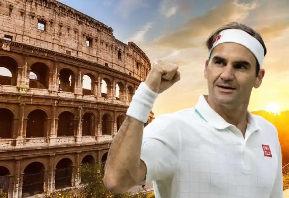 roger federer roma 