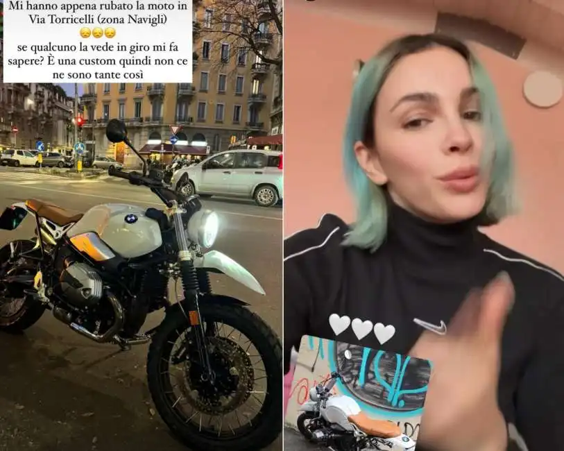 rose villain e la motocicletta