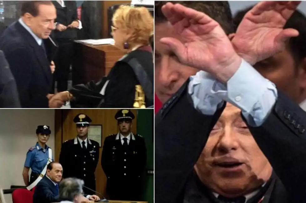 silvio berlusconi magistrati toghe giustizia processo processi tribunale