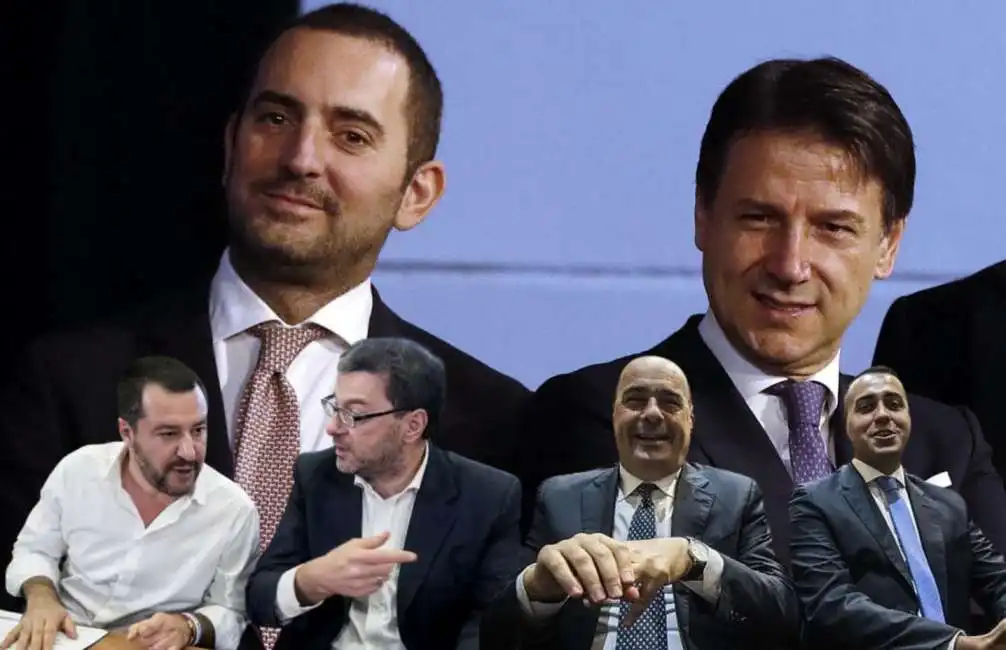 vincenzo spadafora giuseppe conte nicola zingaretti luigi di maio matteo salvini giancarlo giorgetti