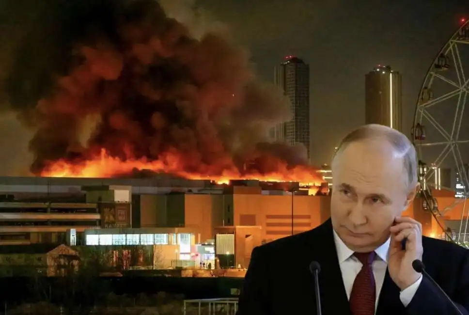 vladimir putin attentato mosca crocus city hall 