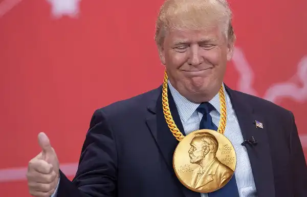 donald trump e il sogno del premio nobel