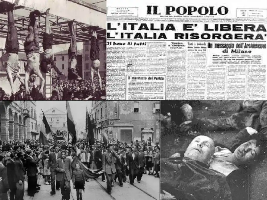 liberazione 25 aprile partigiani mussolini piazzale loreto