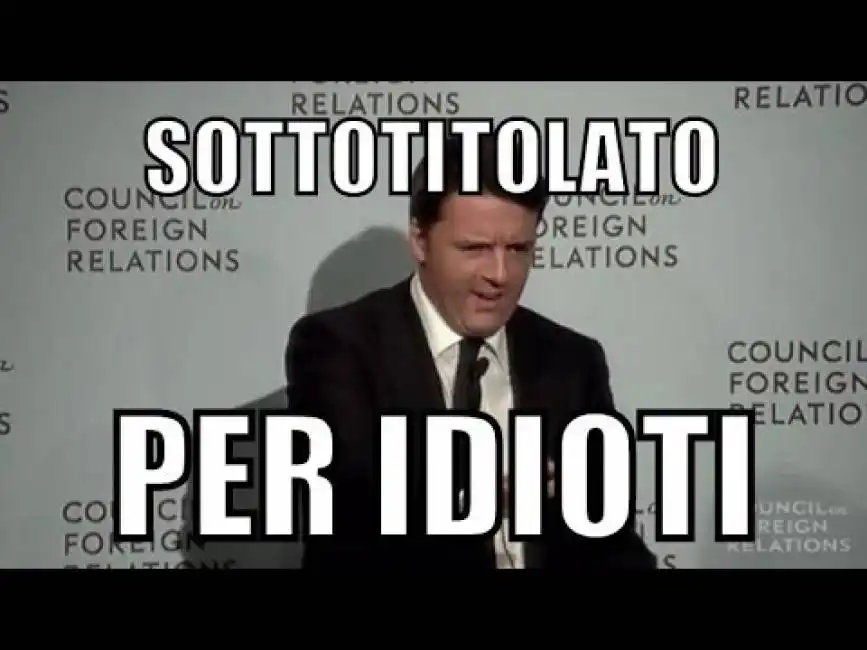 matteo renzi parla inglese