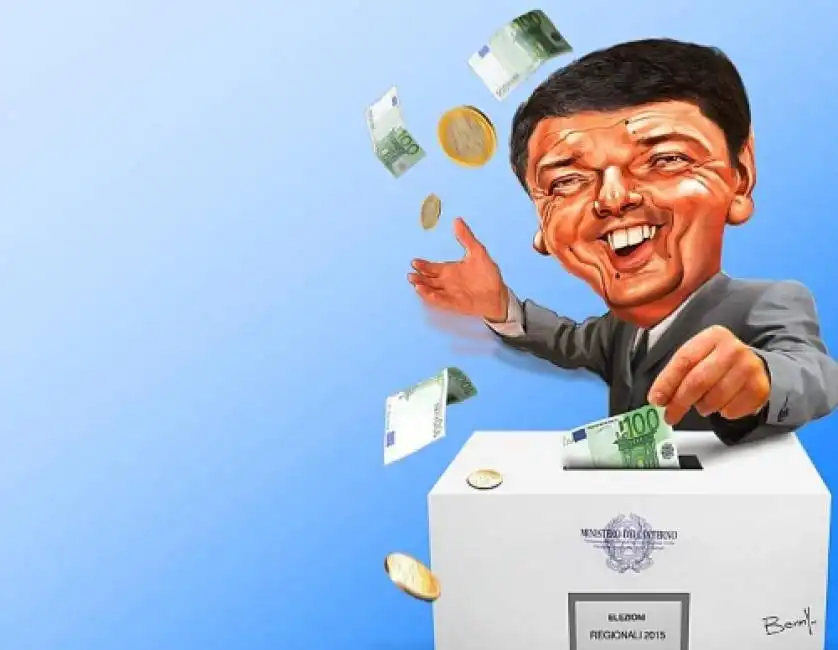 renzi si compra il voto euro soldi urne benny libero