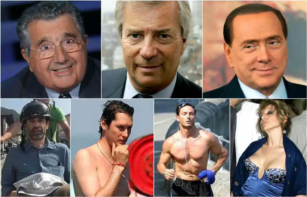 bollore berlusconi debenedetti john elkann