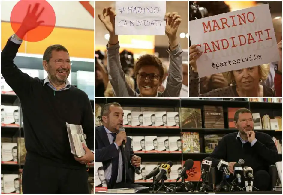 ignazio marino presenta il libro