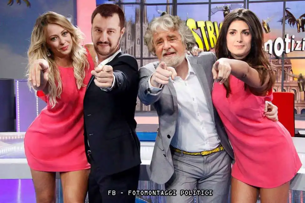 meloni salvini grillo raggi