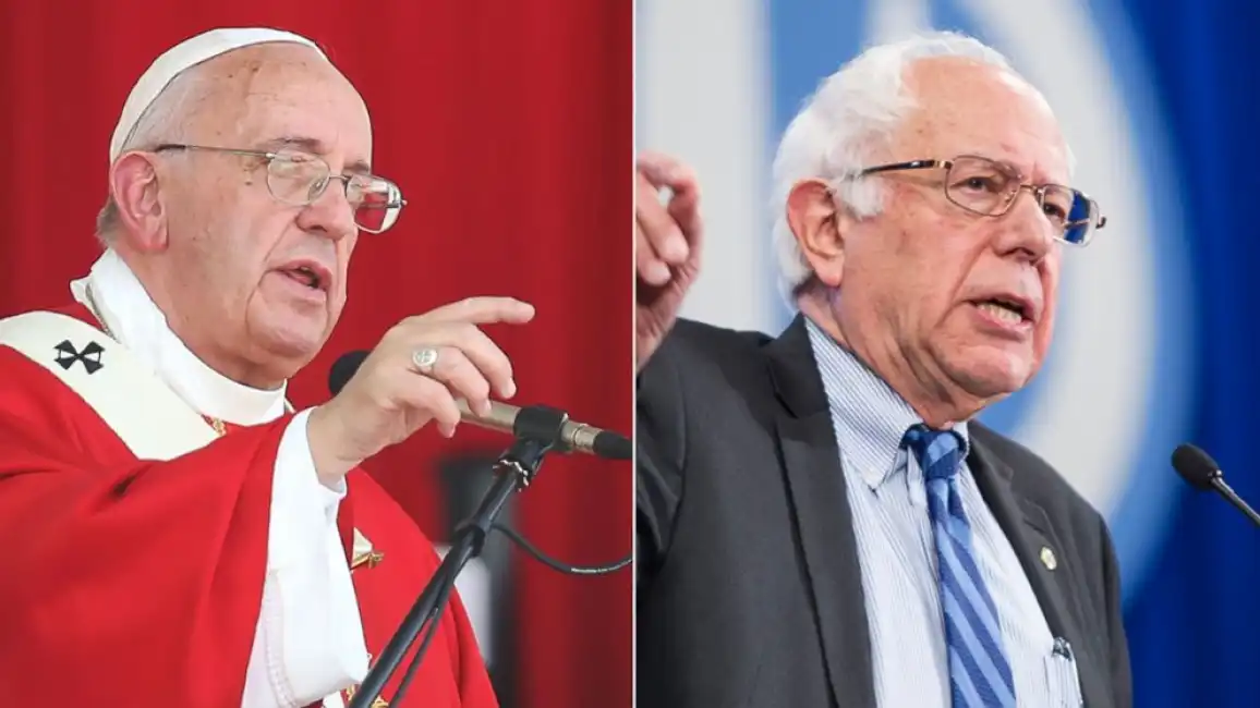 papa francesco bergoglio bernie sander