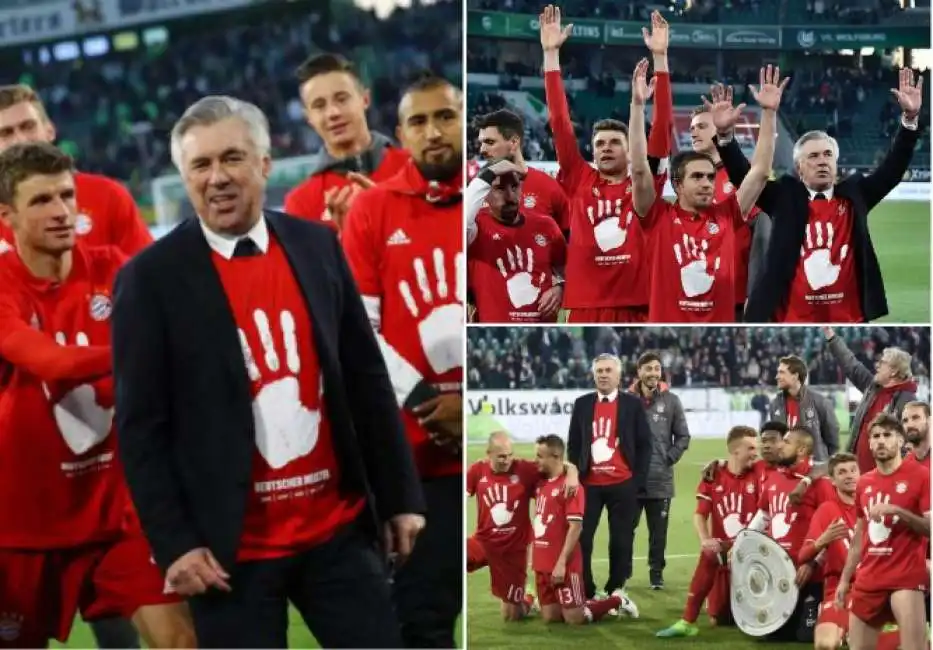 ancelotti vince il campionato con il bayern 