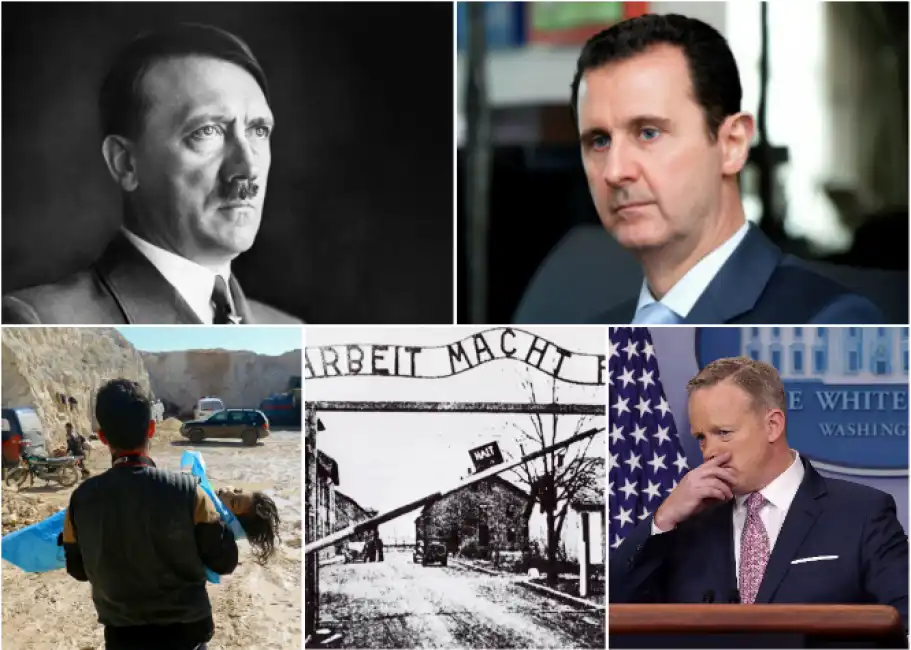 assad hitler spicer