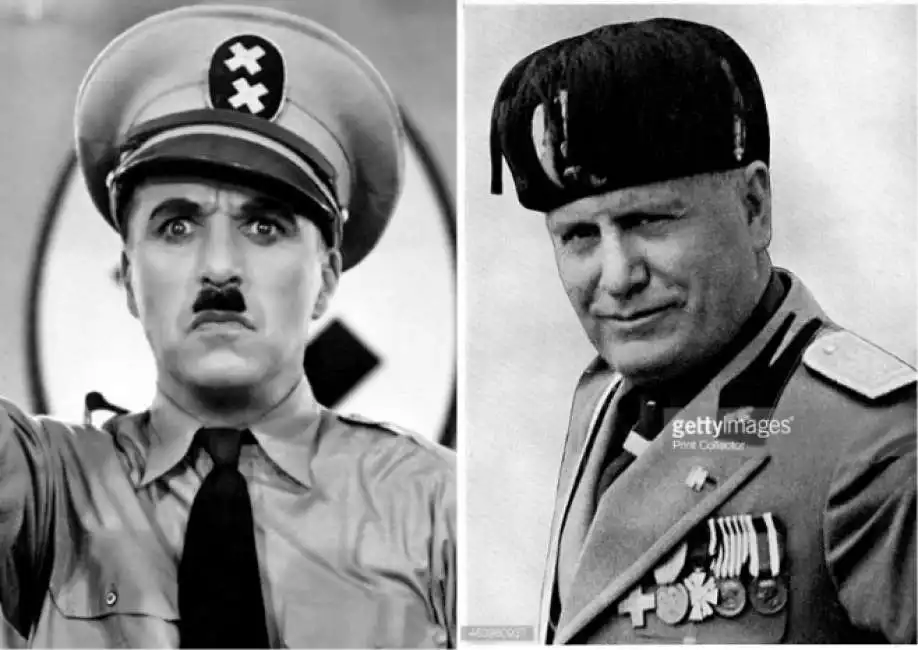 chaplin mussolini