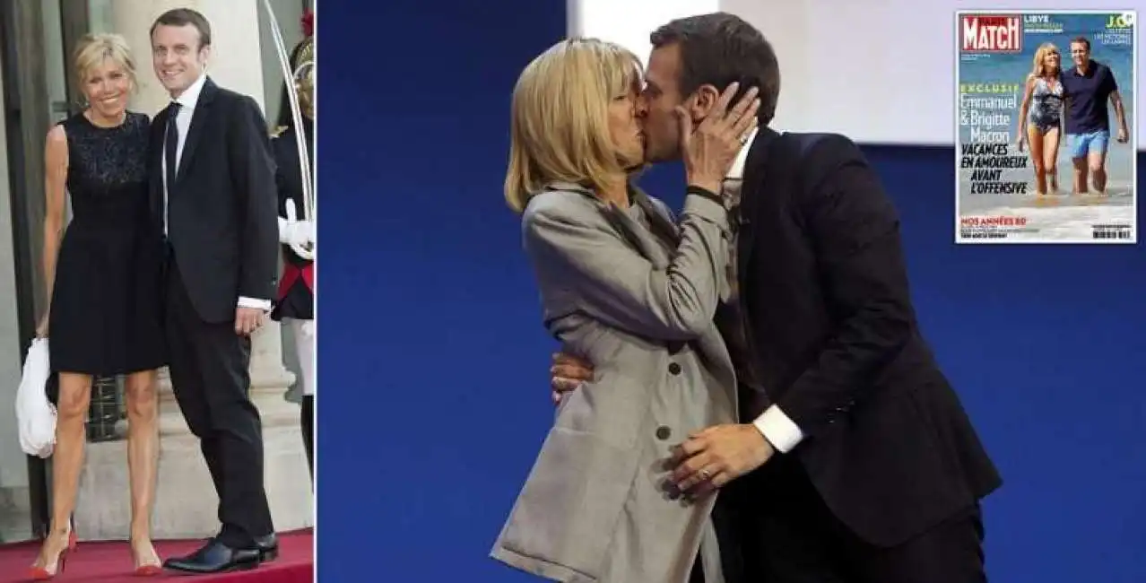 emmanuel macron e brigitte