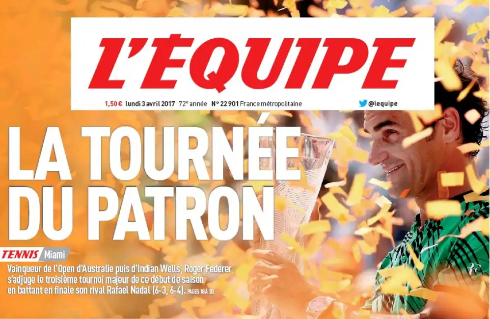 federer l'equipe