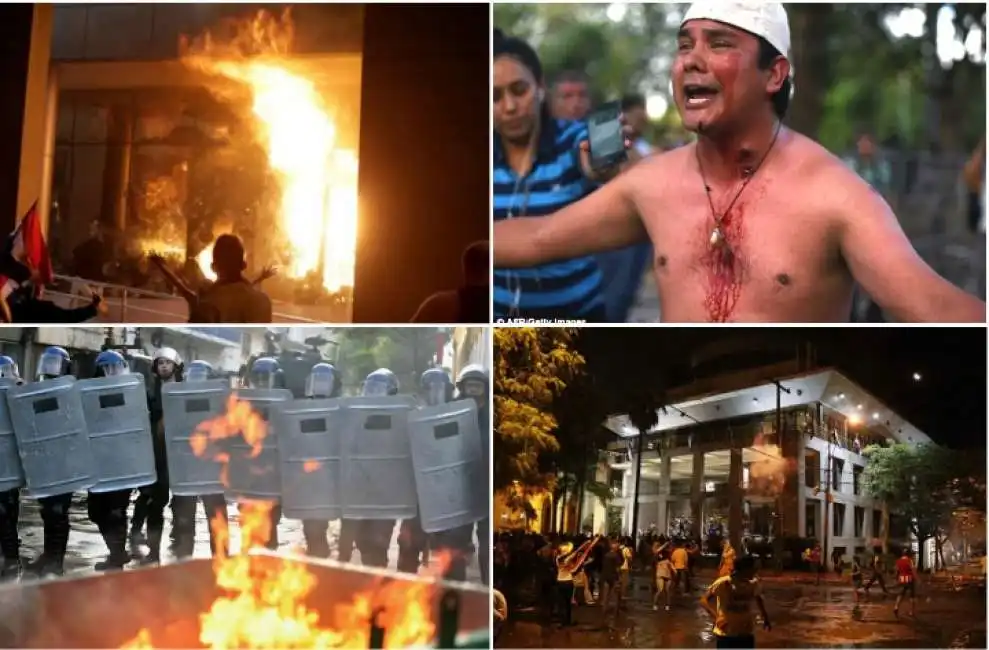 proteste in paraguay