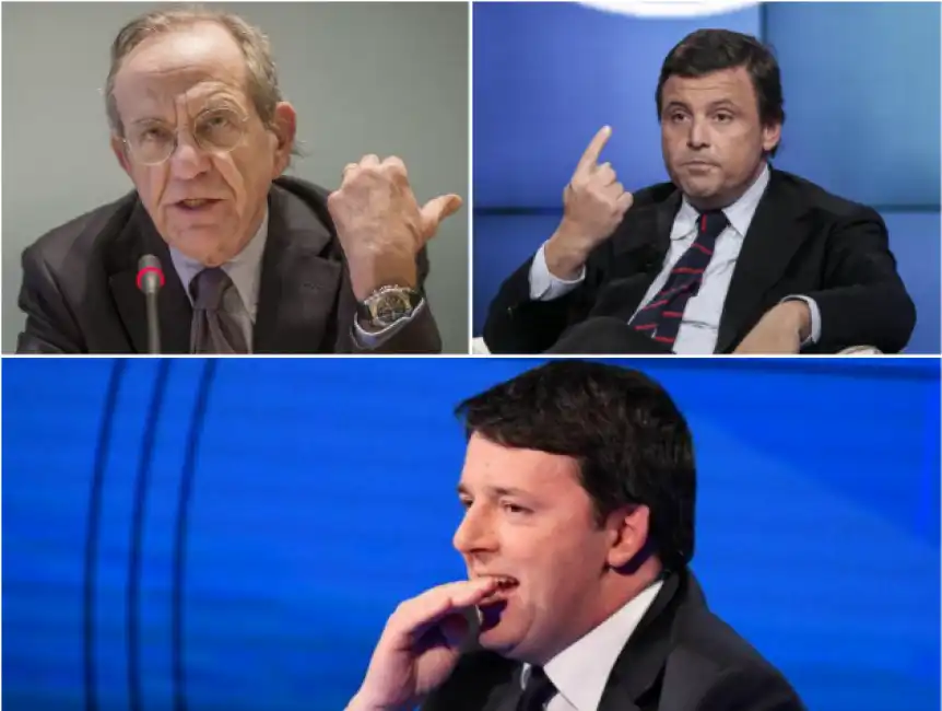 renzi calenda padoan