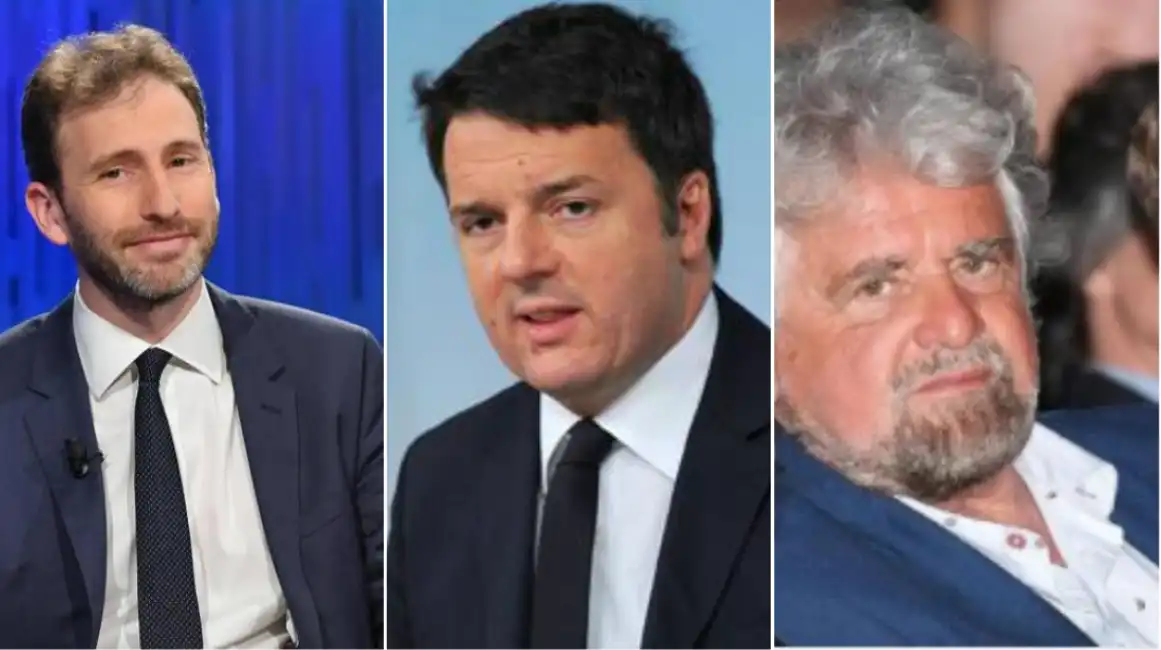 renzi casaleggio grillo