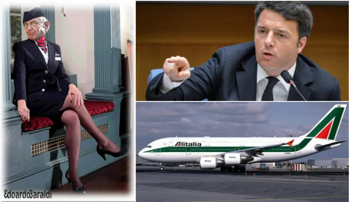 renzi padoan alitalia