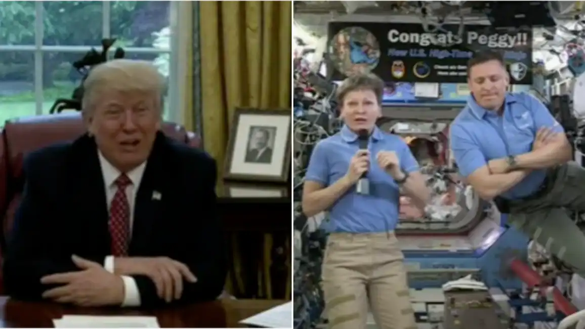 trump astronauti