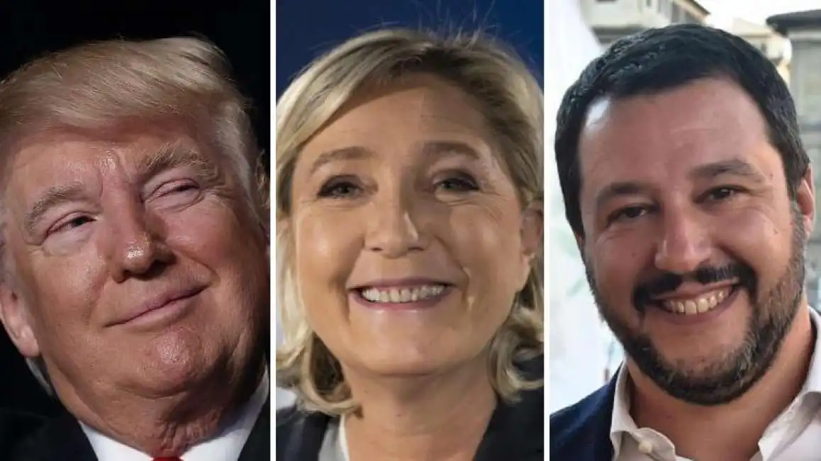 trump le pen salvini