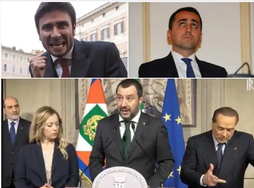 di battista di maio berlusconi