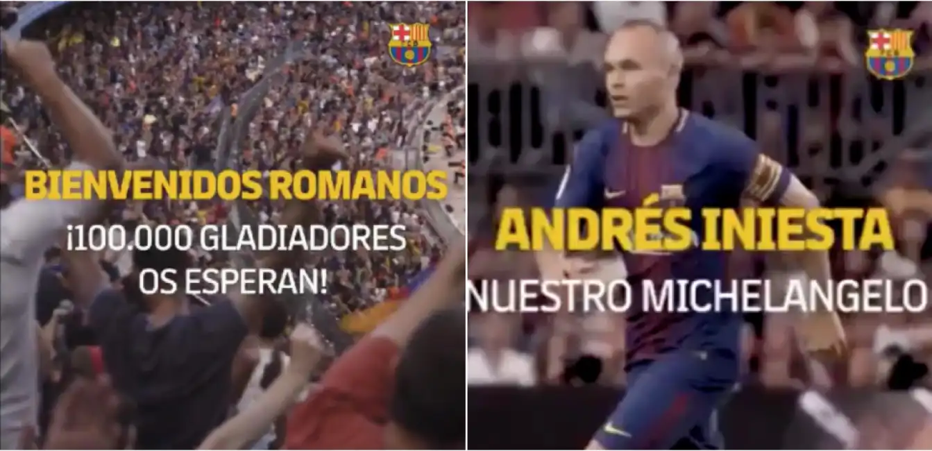 iniesta barcellona video