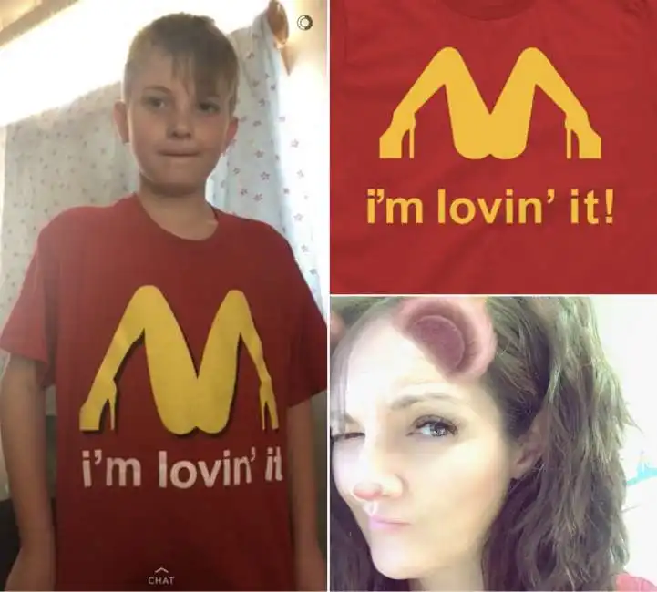 maglietta mc donald's i'm lovin it