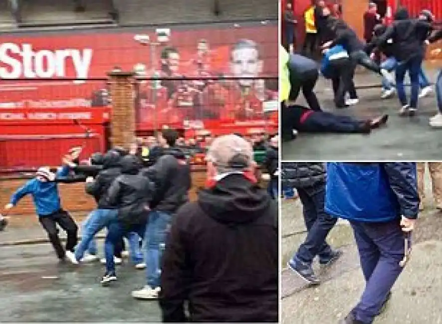 scontri tifosi liverpool roma