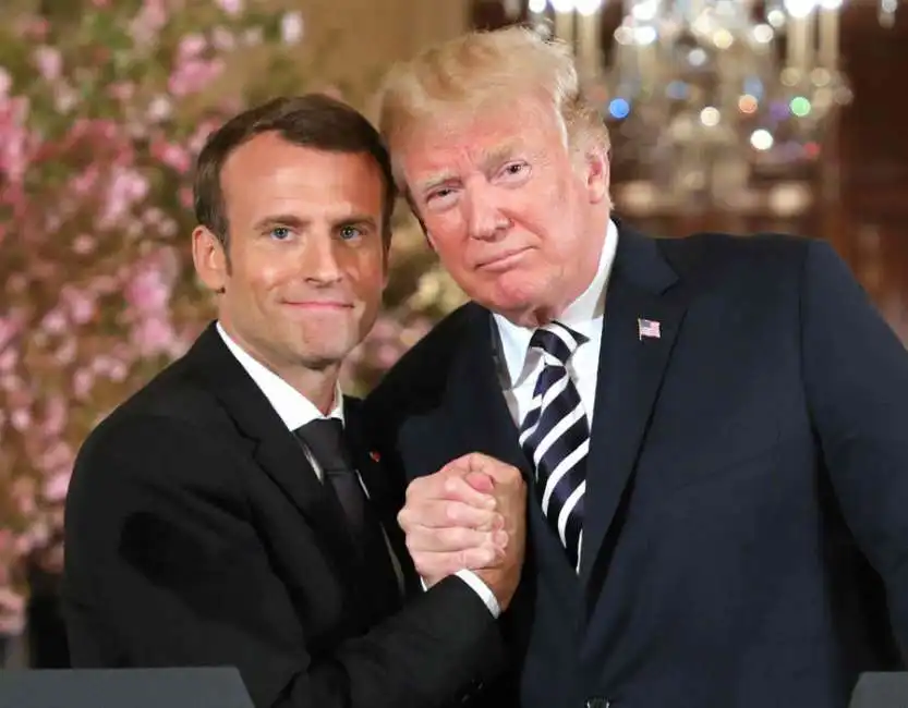 trump macron 1