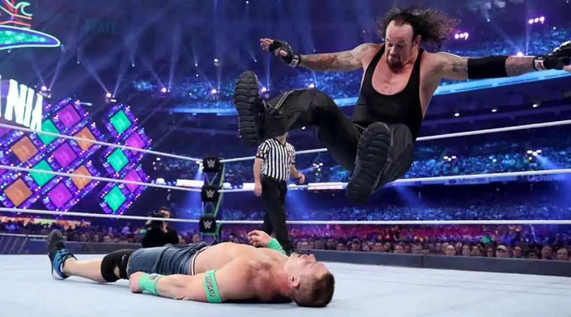 undertaker john cena wrestlemania