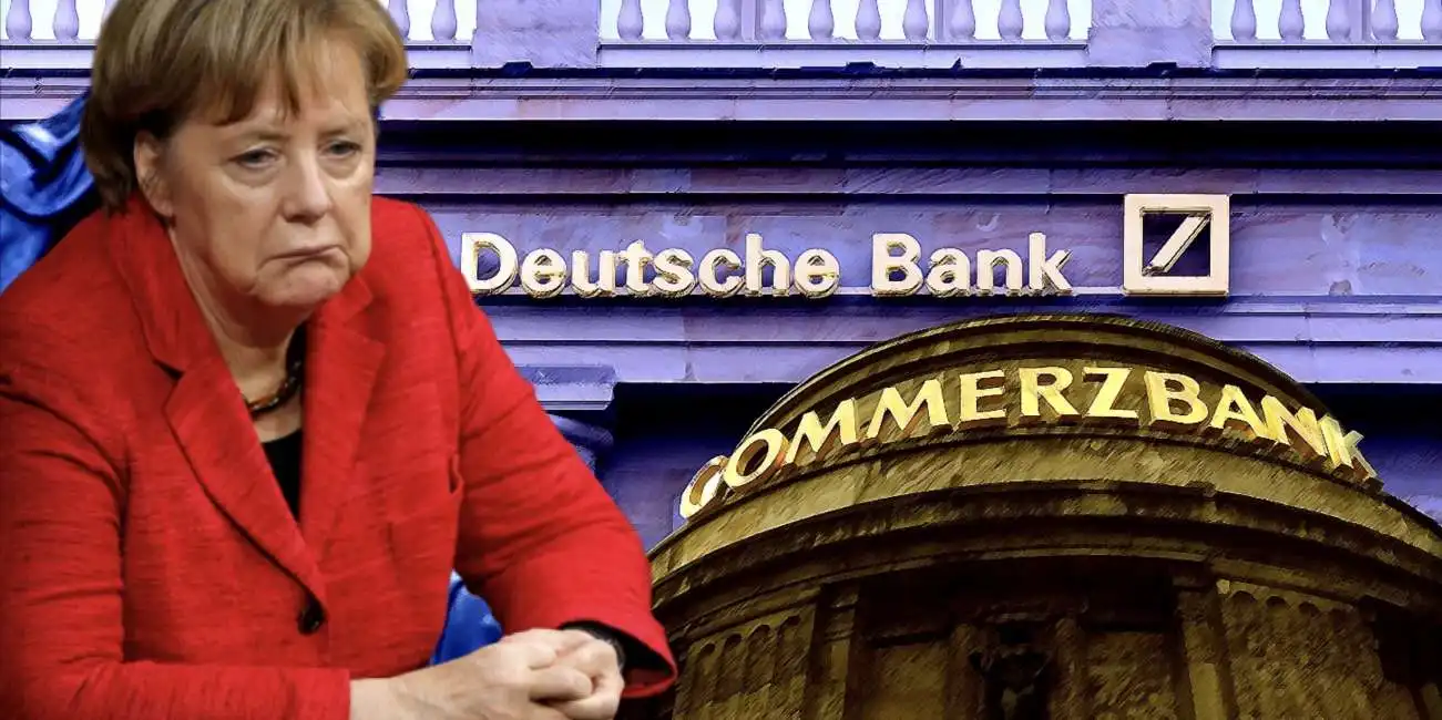 angela merkel deutsche bank commerzbank merkel