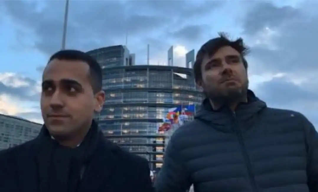 di maio di battista strasburgo parlamento europeo 