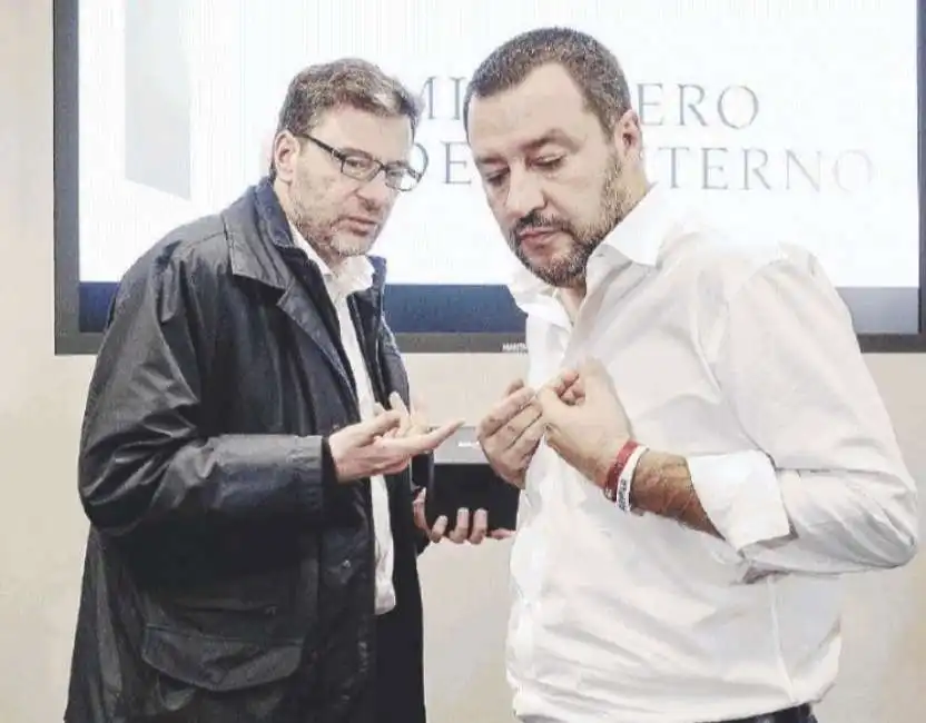 giorgetti e salvini