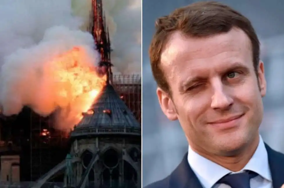 macron notre dame