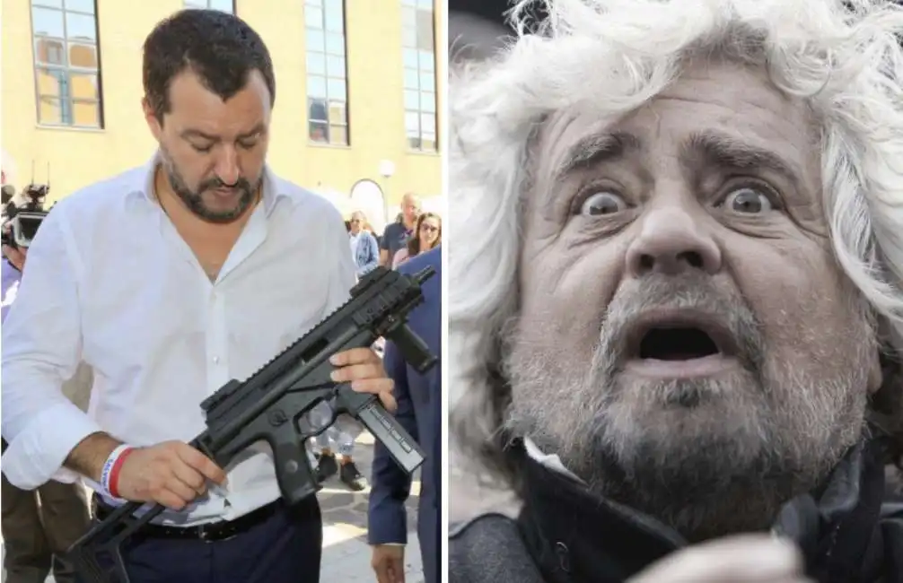 matteo salvini beppe grillo