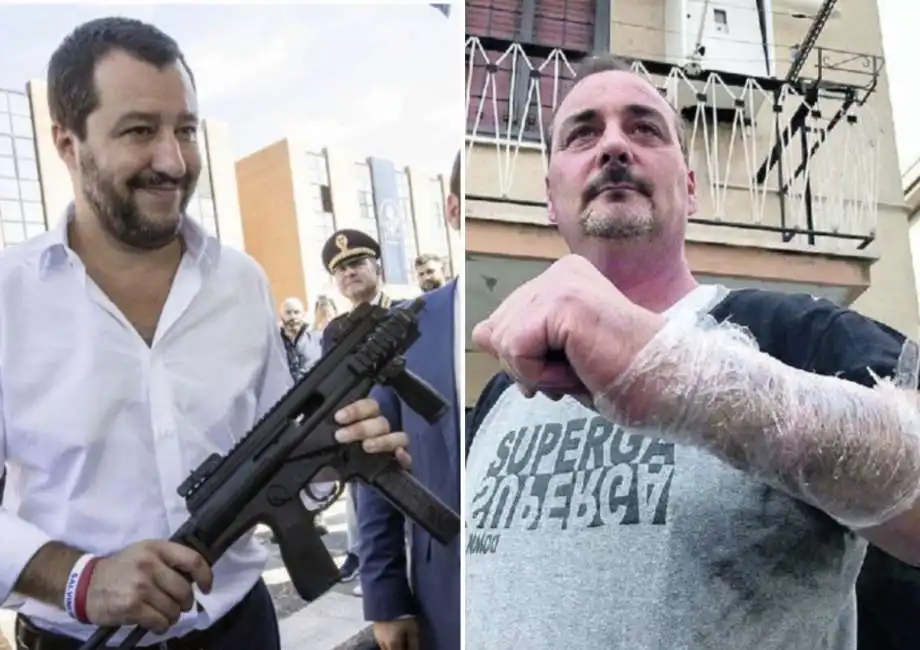 matteo salvini claudio diaferia tor bella monaca legittima difesa