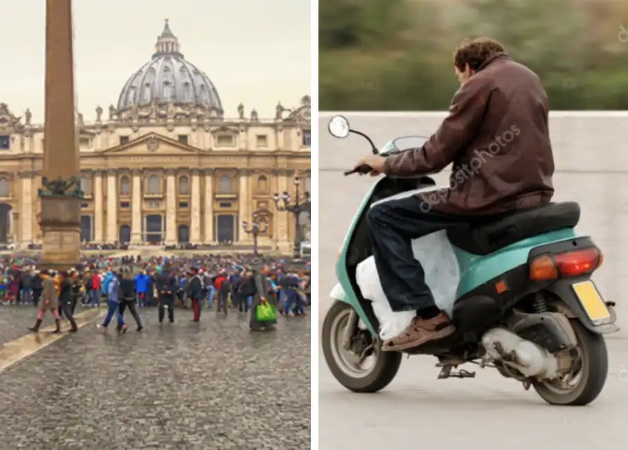 scooter piazza san pietro