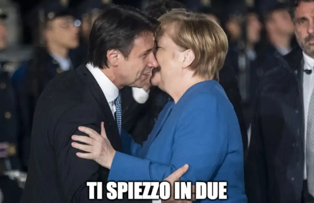 angela merkel giuseppe conte 