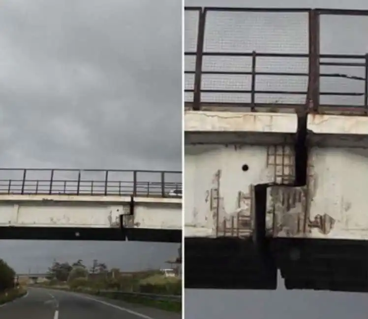 cavalcavia autostrada a20 messina palermo