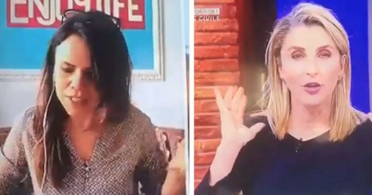 mariangela pira non trova gli occhiali in diretta olivia tassara