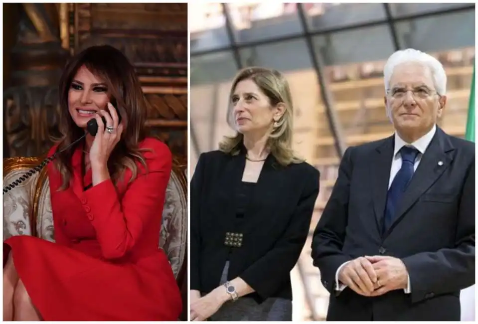 melania trump laura mattarella